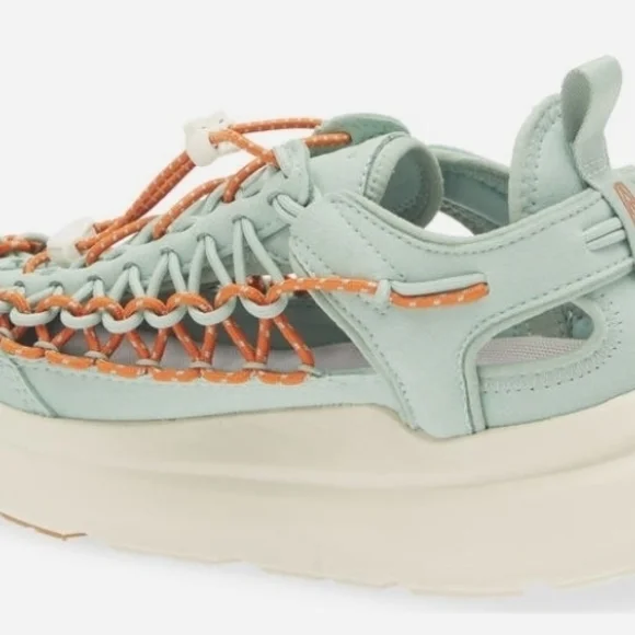 Keen Women's Aqua and Coral Athletic Shoes - Picture 2 of 4